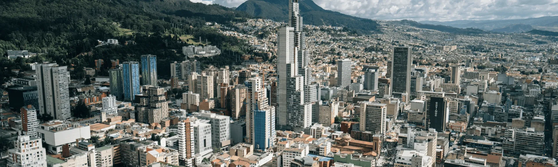 Panorámica de Bogotá, una de las ciudades donde opera Toperty
